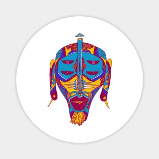 Triad African Mask No 11 Magnet